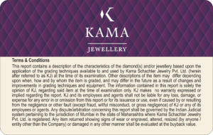 Kama - Plastic Warranty Cards